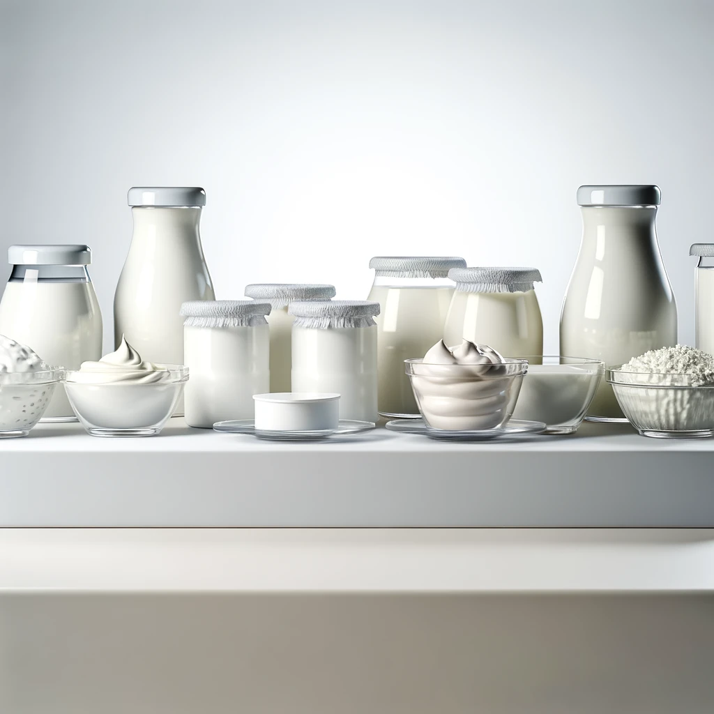 Crema y otros productos a base de leche